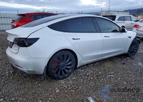 2023 Tesla Model 3 z USA, uszkodzony, nr VIN 5YJ3E1EC1PF544641